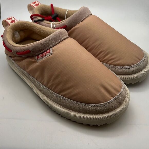 Kappa 222 Banda Mule Slippers Hazelnut Eggnog Red Mule Slippers Men 7 NWB - Picture 2 of 8
